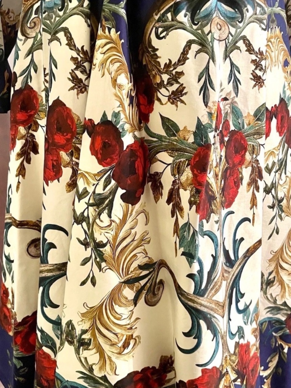 Alice & Olivia Nilda Gilded Rose Voluminous Skirt Sz 12 NWT - Picture 8 of 9